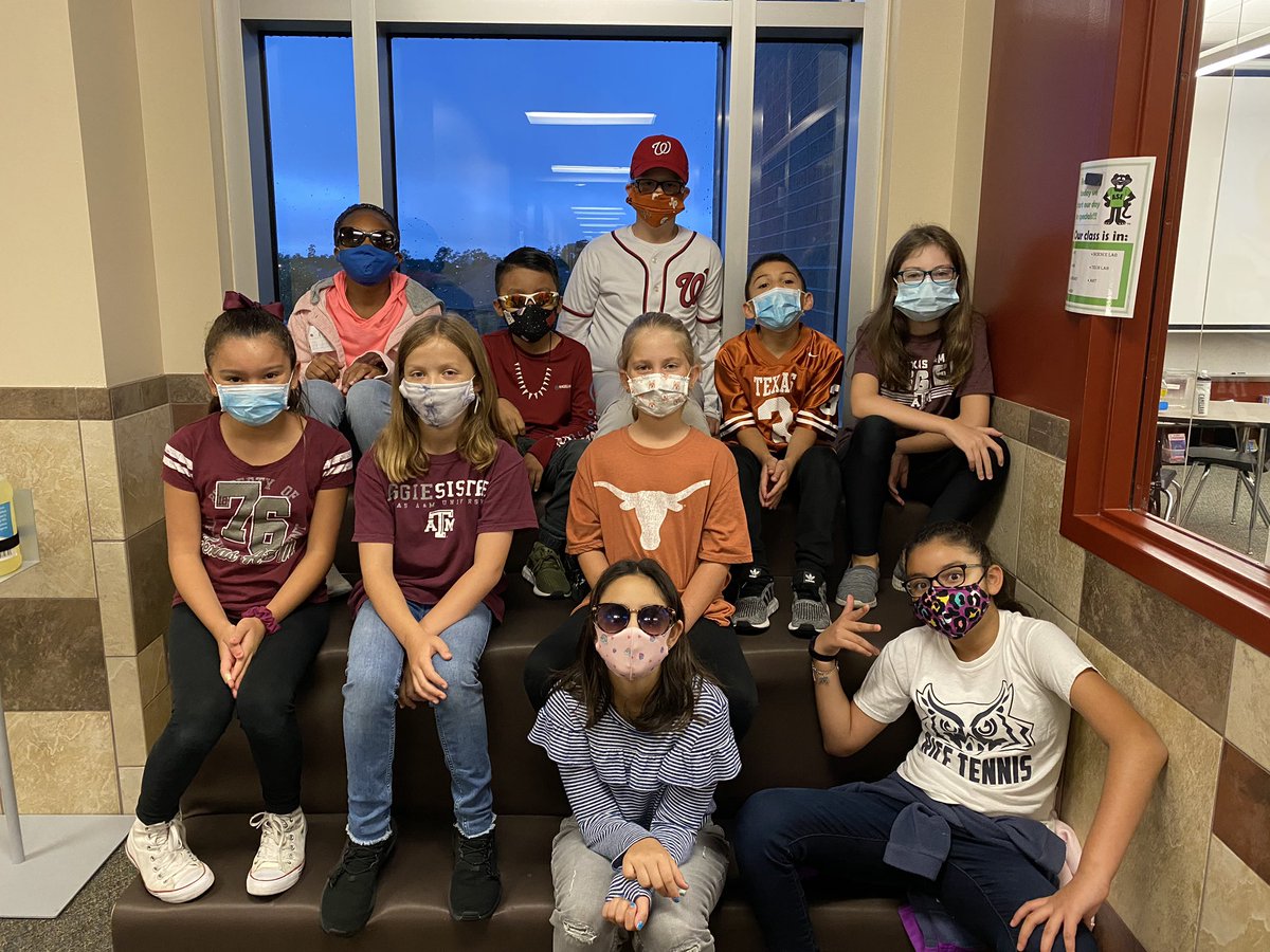 Our future is so bright we have to wear sunglasses!! We are college and career ready! <a href="/HumbleISD_ASE/">Atascocita Springs</a> #RedRibbonWeek2020