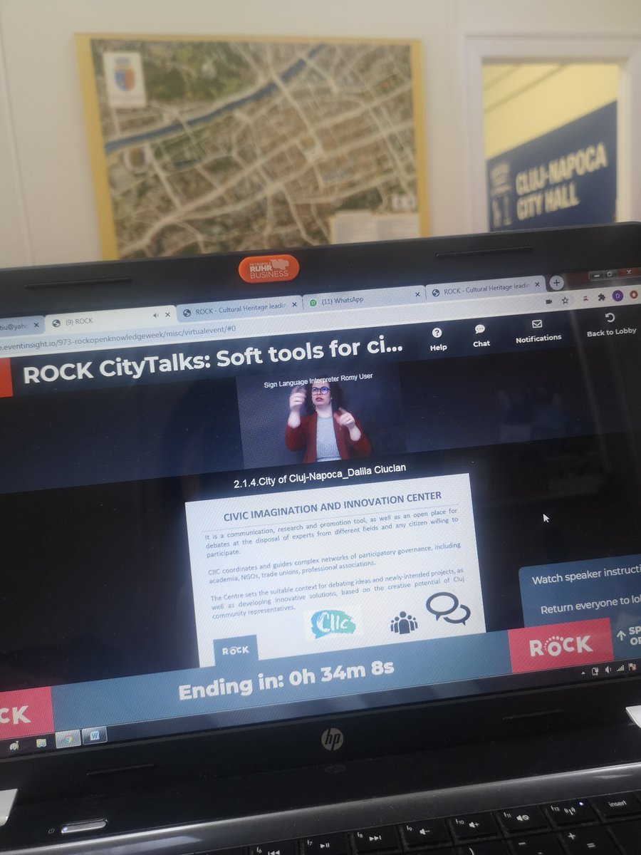 dalila_cristiu's tweet photo. Live streaming from Cluj-Napoca π₯π¬ #ROCKOpenKnowledgeWeek #ROCKCityTalks #ClujNapoca #RoleModelCity #HorizonEU @ROCK_H2020 @CiicAnd https://t.co/emiy0CjMHi