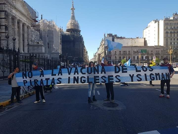 ZipSports's tweet photo. ARGENTINA se concentra ante el congreso contra la vacunacion obligatoria y las medidas dictatoriales.
------------------
#CoronaFake #Plandemia #StopNOM
#Libertad #StopMascarillas #StopVacuna
Grupo detelegram https://t.co/Fh29v9yO3W https://t.co/PNZIFm6CAu