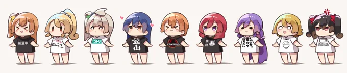 おもしろTシャツμ'sちゃん♡ 