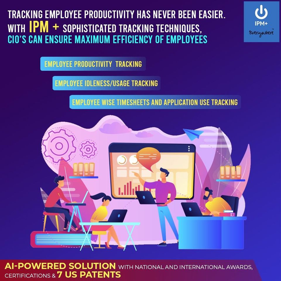 IPM_Plus's tweet photo. IPM+ provides rich contextual insights and analytics about employee behavior that empower digital workplaces to achieve security, compliance, and productivity goals.
#employeetracking #employeeproductivity #productivity #efficiency #security #compliance #vigyanlabs #ipmplus https://t.co/8W0dBPshXj