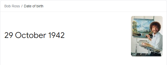 ?????? HAPPY BIRTHDAY BOB ROSS 