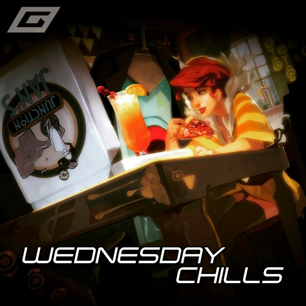 gamondo's tweet photo. Alles entspannt, Leute! ☺️

#wednesday #mittwoch #cocktails #pizza #transistor #supergiantgames #red #chilling #wednesdaychill #gaming #bergfest #gamondo https://t.co/B32sa2VZIv