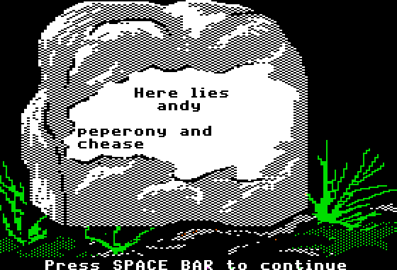 BTW, the game (at least the tombstone screen) is in the death generator, but only in the MS-DOS edition.I'm gonna upgrade it soon to support the Apple II version and the shop.  https://deathgenerator.com/#oregon 