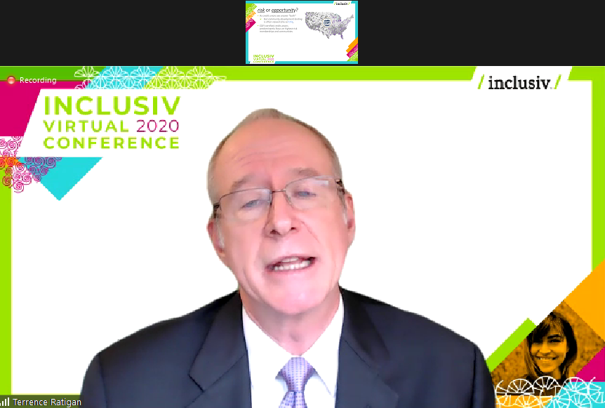 InclusivCDCUs's tweet photo. Inclusive Finance: Research on Credit Union Growth and Relevance: Inclusiv board member, Armando Martinez moderates for panelists Samira Salem, VP of Diversity, Equity and Inclusion at @CUNA_News and Terry Ratigan, Senior Consultant at Inclusiv. #CDCUCon2020 https://t.co/S2JEBc3ec2