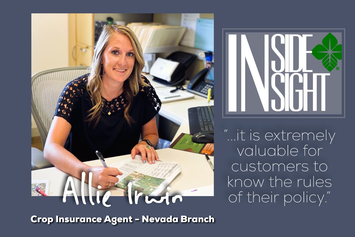 FCSFinancial's tweet image. FCS Financial's Allie Irwin shares the following #InsideInsight. “When customers purchase #cropinsurance, it is extremely valuable for them to know the rules of the policy. If a situation pops up, they will already have a general idea of what might be coming." #WednesdayWisdom