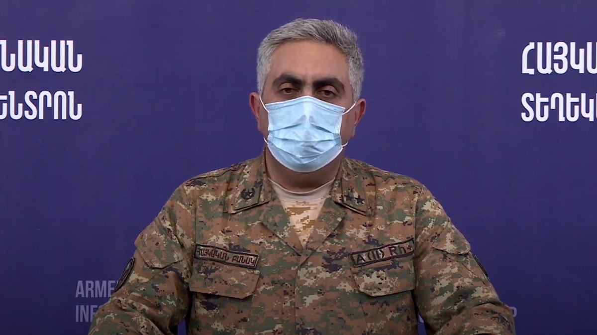 The briefing of Armenian Defense Ministry Representative Artsrun Hovhannisyan: LIVE youtu.be/Q51hs15g3kw