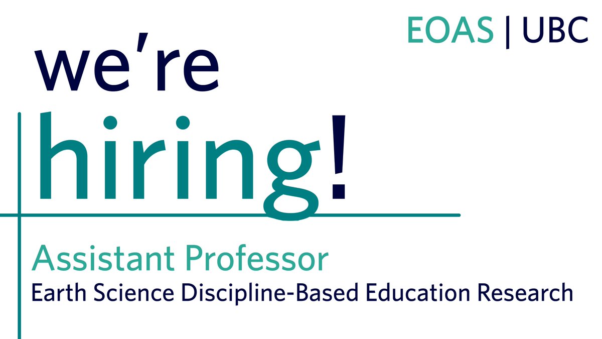 UBC EOAS | eoas.ubc.ca on Bluesky (@ubceoas) on Twitter photo We're hiring! Come & join us in Vancouver, BC.
eoas.ubc.ca/about/job-oppo…
#BlackinNature
<a href="/BlackWomenPhDs/">BlackWomenPhDs®️</a>
<a href="/500womensci/">500 Women Scientists</a>
<a href="/WOCinSTEMChat/">WOC in STEM</a>
<a href="/Lotus_STEMM/">Lotus STEMM</a>
<a href="/LatinasinSTEM/">Latinas in STEM</a>
<a href="/QueersInSTEM/">Queer & Trans In STEM</a>
<a href="/MinoritySTEM/">Minorities in STEM</a>
<a href="/IWS_Network/">Immigrant & International Women in Science</a>
#InclusiveinSTEM
#diversityinSTEM
#BIPOCinSTEM We're hiring! Come & join us in Vancouver, BC.
eoas.ubc.ca/about/job-oppo…
#BlackinNature
<a href="/BlackWomenPhDs/">BlackWomenPhDs®️</a>
<a href="/500womensci/">500 Women Scientists</a>
<a href="/WOCinSTEMChat/">WOC in STEM</a>
<a href="/Lotus_STEMM/">Lotus STEMM</a>
<a href="/LatinasinSTEM/">Latinas in STEM</a>
<a href="/QueersInSTEM/">Queer & Trans In STEM</a>
<a href="/MinoritySTEM/">Minorities in STEM</a>
<a href="/IWS_Network/">Immigrant & International Women in Science</a>
#InclusiveinSTEM
#diversityinSTEM
#BIPOCinSTEM