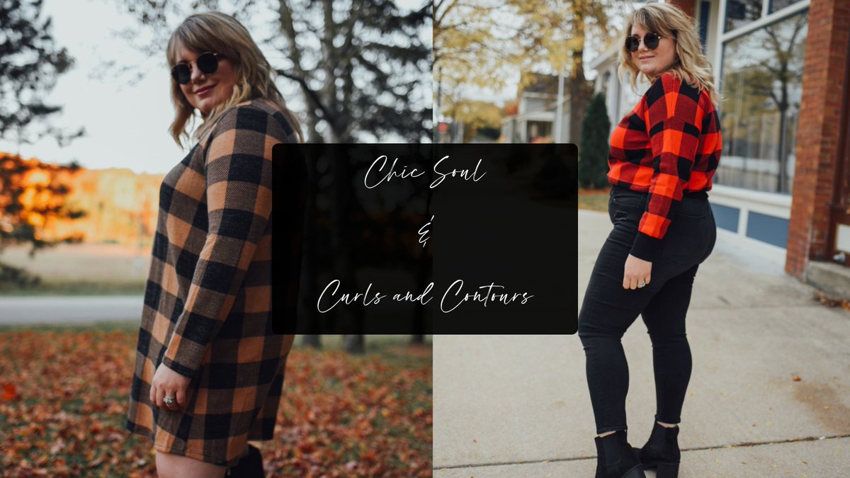 We LOVE teaming up with talented women! Today, Curls and Contours is showing you how to style some of our best-selling Fall pieces. Uhm, two Buffalo Plaid pieces? YES, PLEASE! #PlusSizeFallFashion 

🎃Get your Fall outfit inspo by clicking the link below:
chicsoul.us/37RT5n4