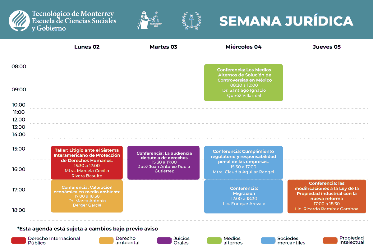 CSocialesTec's tweet photo. 🔜 Recuerda que este lunes 2 de noviembre tenemos una cita en la Semana Jurídica @semanajuris_tec, conoce todas las actividades de la jornada, aquí te compartimos la agenda completa.

Regístrate👉🏻 https://t.co/tfR9GS0Vki
#SomosCSociales https://t.co/nYT5epgC2C