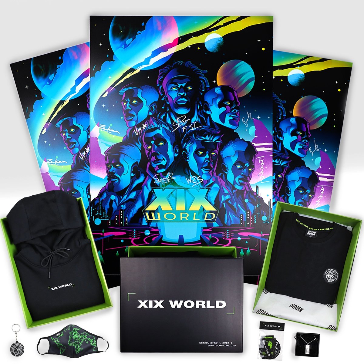 ❎ COMPETITION TIME ❎ Here we goooo! We have these signed XIX WORLD posters AND gift boxes packed with brand new XIX WORLD merch up for grabs!! To enter all you need to do is RT this tweet and then reply below using the hashtag #XIXWORLD ⤵️ Winners will be announced Friday.