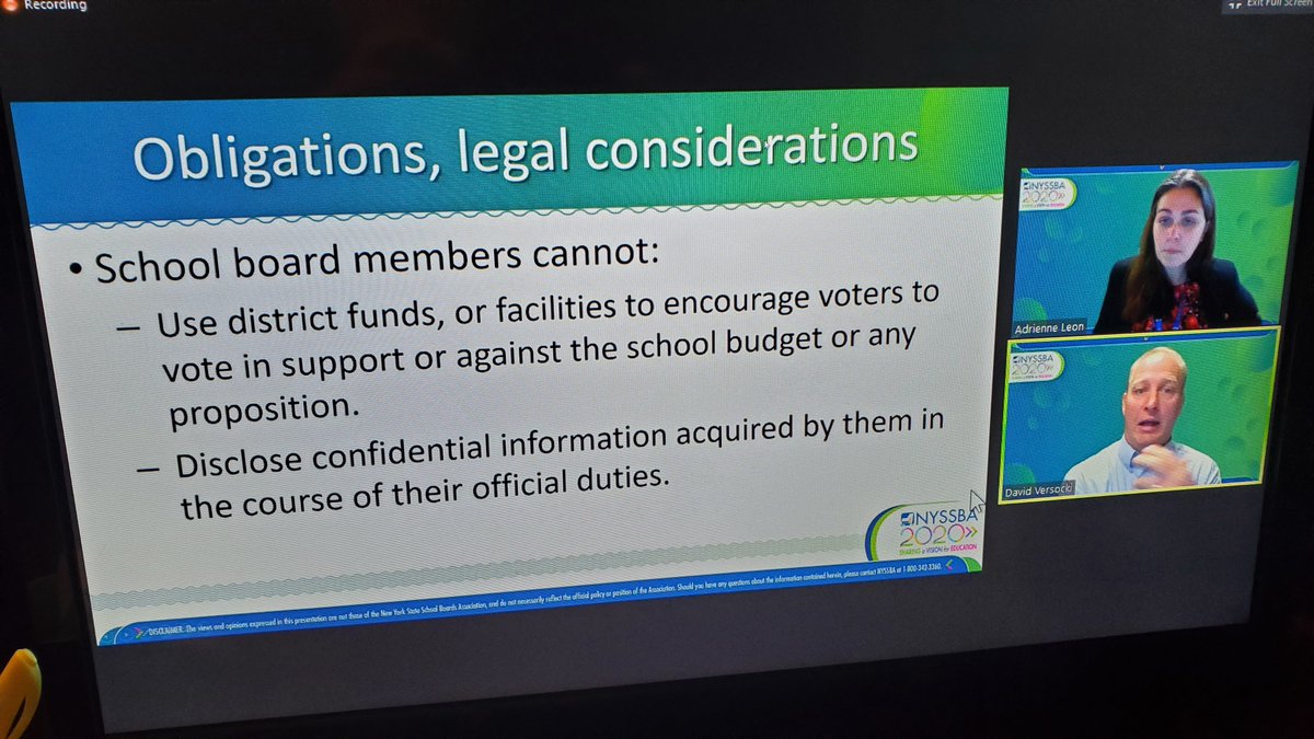 AdriJLeon's tweet photo. Thanks to @DavidVersocki for presenting with me at #NYSSBA20!! #CommunicationsTipsAreKey #HaveAStrategy @CapRegionBOCES @BHBLSchools @nyschoolboards @NYSPRA https://t.co/cgqpsRSXjy