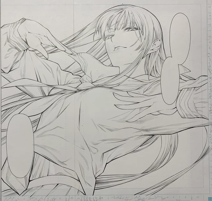 日を跨いでしまったけどキャラペン入れにおけるボス格の一つは完了…寝て起きたらラスボス戦にとりかからないと… 