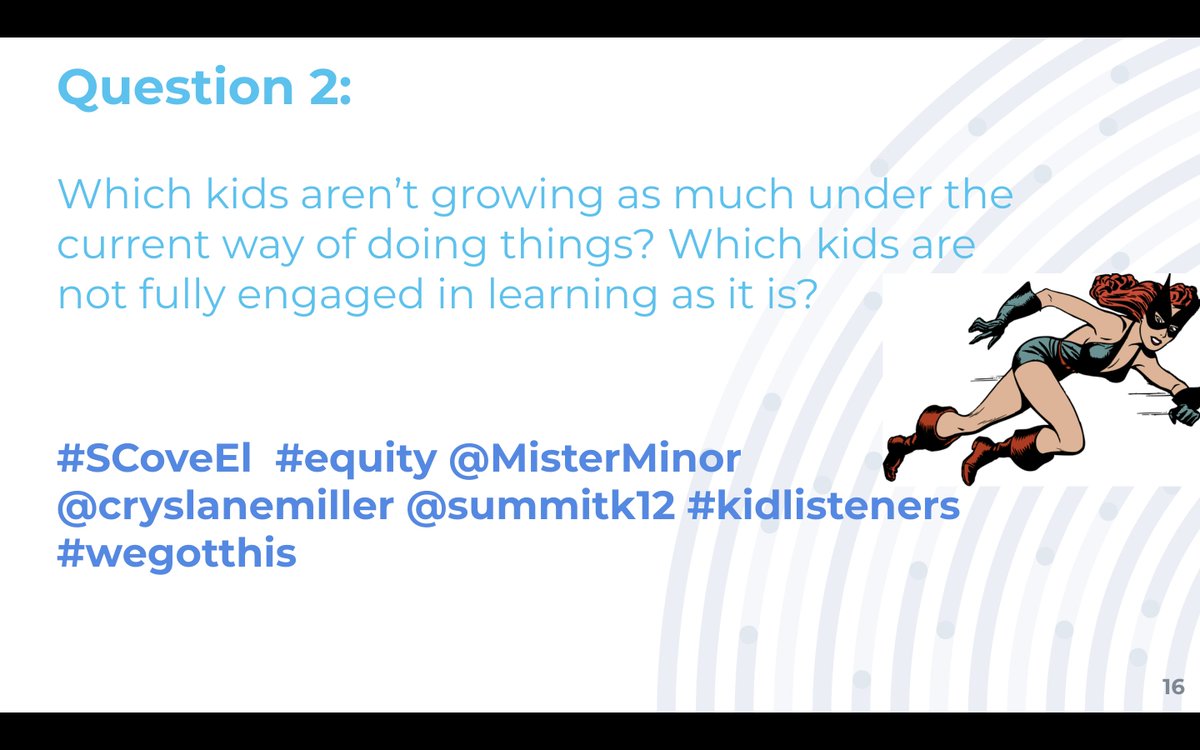 CrysLaneMiller's tweet photo. Q2: Remember to use these tags and A2 for your response. #SCoveel  #equity @MisterMinor @cryslanemiller @summitk12 #kidlisteners #wegotthis #Ssdedu https://t.co/IeADqHX3yy