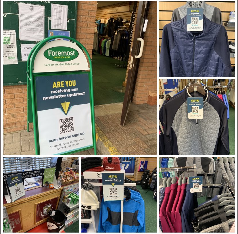 SPFGC_Pro's tweet image. Some more great work by @GregorMonks @dullaturgc implementing the new @Foremostgolf QR code campaign!!      #helpingyourbusinessgrow