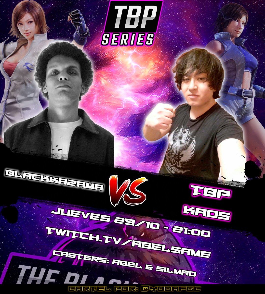 🔥🖤Os avisamos! Y aquí está la noticia, estos dos pedazo de FT10 para retomar una semana más los TBPSeries🖤🔥

Este Jueves a las 19:00 empezamos con <a href="/pwayne2288/">DM | Pwayne</a> vs @LiL_Mazapan

Y justo después a las 21:00 @BaiBlackjesus vs <a href="/KaoTbp/">KAOS</a> 

🎙️Todo esto con <a href="/abelignacio95/">RFC | AbelSame</a> y <a href="/Siilmad/">Slmd</a> 🎙️