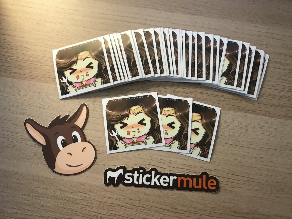 PixelPrecious's tweet photo. This is a super late post but THANK YOU to @stickermule for the amazing stickers! I won one of their giveaways and they sent me these amazing stickers! So HQ and detailed! 😱 #winner #iactuallywon https://t.co/mXLzJfCDhd