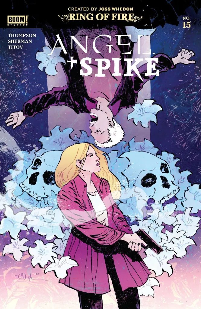 ANGEL & SPIKE #15 is also out today!! 

It's got vampires, it's got werewolves, it's got pages I REALLY wish I could share right now. It's got it all! But I'll wait for you to go check it out yourself :) 