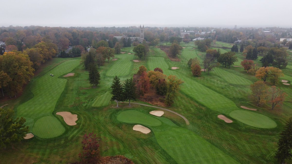 McBuckeyeAT's tweet photo. Another foggy day over Princeton from #GroverOne @springdale_gc https://t.co/Q4GYmXlrIK