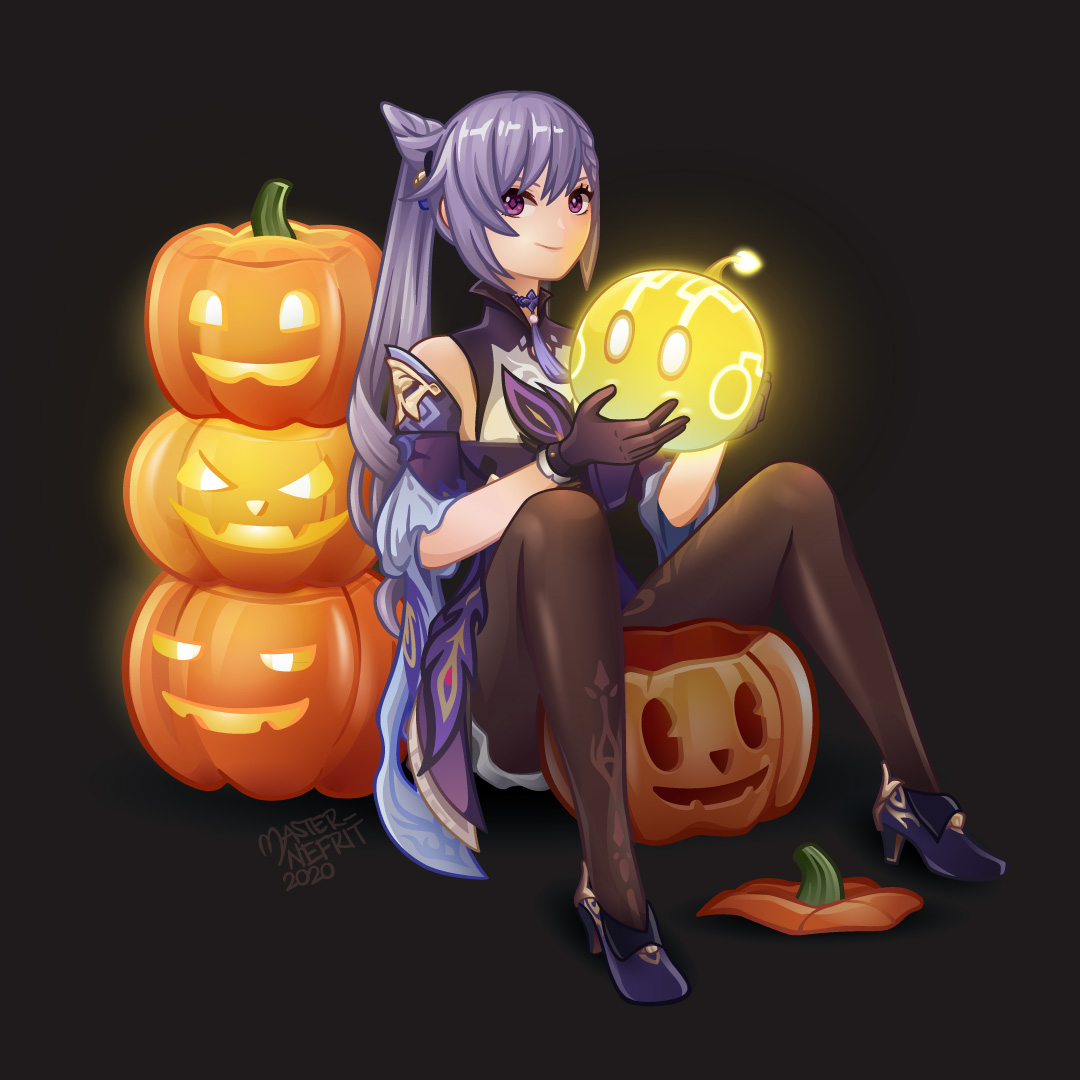 Master_Nefrit's tweet photo. My favorite character from Genshin Impact is Keqing. What's your favorite character?

#GenshinImpact #GenshinHalloween #nefritart #portrait #vectorportrait #character #keqing #genshin https://t.co/zitFtkhrpI