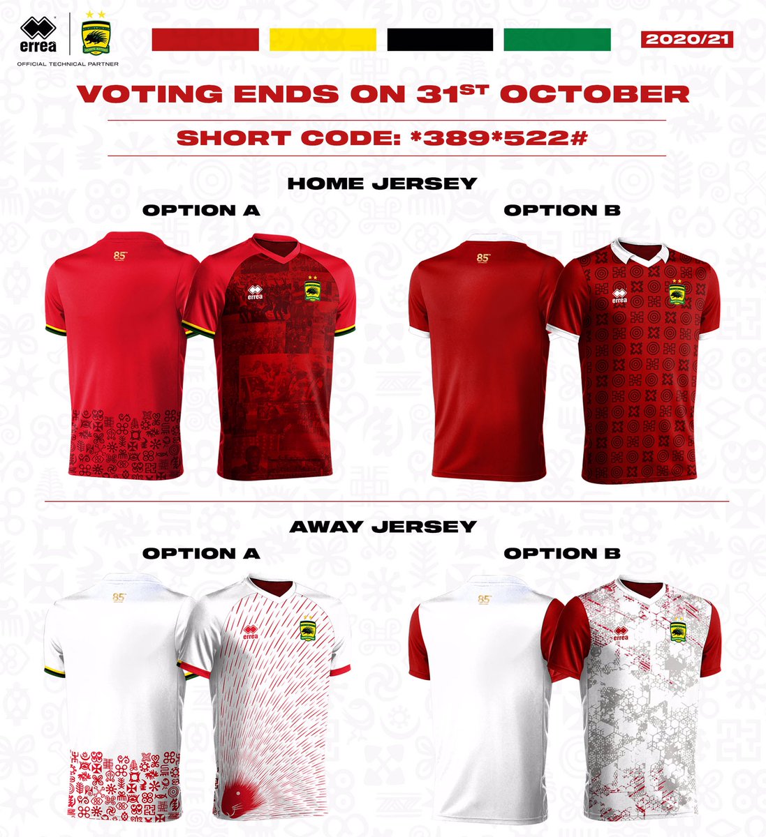 AsanteKotoko_SC's tweet photo. Let’s finish strong 💪🏾 and hard 🔥

Short Code : *389*522#

#chooseyourdesign https://t.co/kFfx1rm0Lh