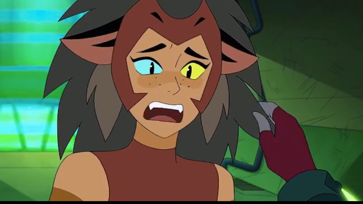Season 2       22:Catra regularly visits SWIn a way to both get answers and extract useful information from her so she can stay  "take pity on an old woman" 23:And Catra does,she goes out of her way to deliver SW's badge only to be deceived.