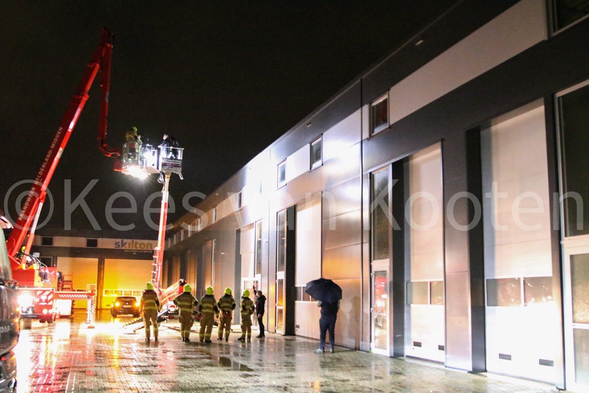 Melding brandweer Voltastraat Ede