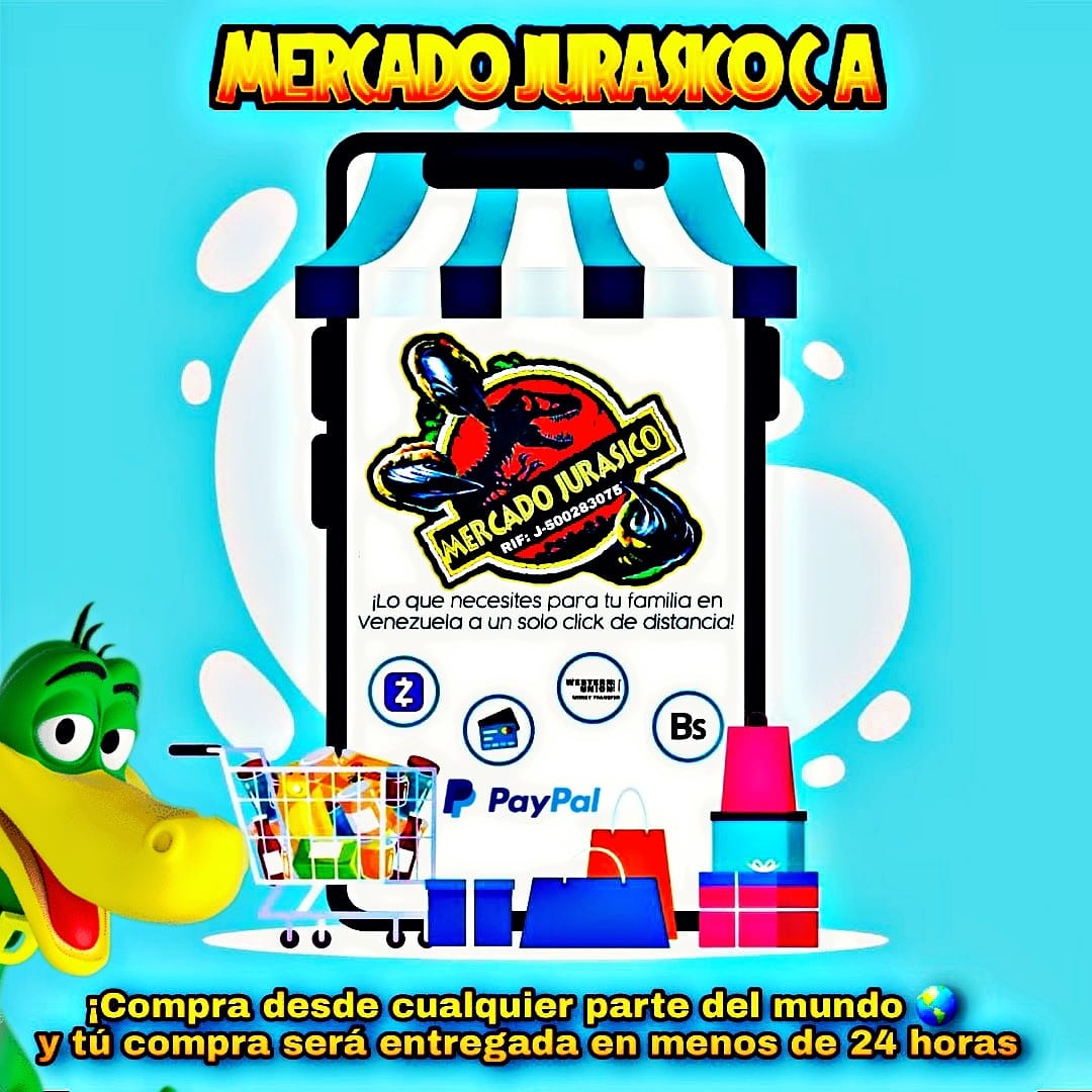 JurasicoA's tweet photo. Puedes realizar tus comprar desde cualquier parte del mundo y tus familiares y amigos retiran en nuestra tienda física de #Tinaquillo https://t.co/gbArjOBn7h