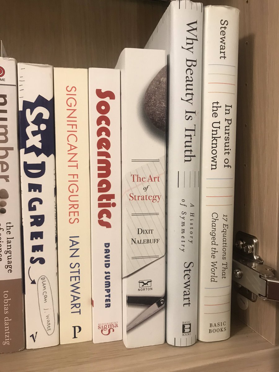 matemagikern's tweet photo. I cannot get enough of game theory. “The Art of Strategy” by Dixit and Nalebuff was a great next-read after “Thinking strategically”. Now I can’t wait to get my hands on “The game theorist’s guide to parenting”!
#matemagi #mathreads #gametheory https://t.co/QNITUaGWBZ