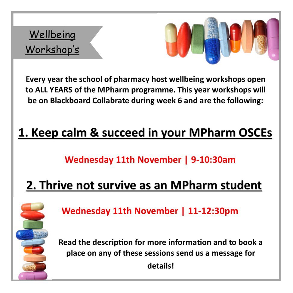 DMU Pharmacy Society tweet media