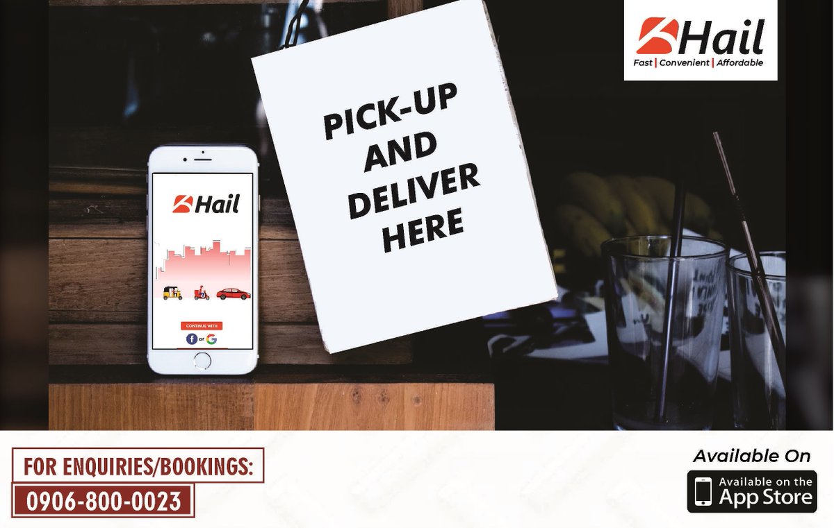 HailARide's tweet photo. Get it done, Make it fast! 
Also available on AppStore.
.
.
#hailaride #logistics #transport #tech #endpolicebrutality #endsars #lagos #courier https://t.co/cfZ5TvVVk8
