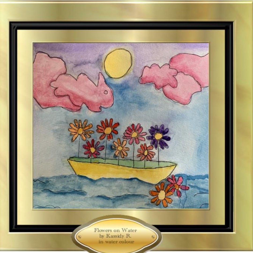 "Art Gallery on the Street"
Celebrating art made by artists with diverse abilities

Flowers on Water by Kassidy R. in water colour

Supported by the Province of British Columbia, the City of Kelowna, Central Okanagan Foundation and Community Living British Columbia