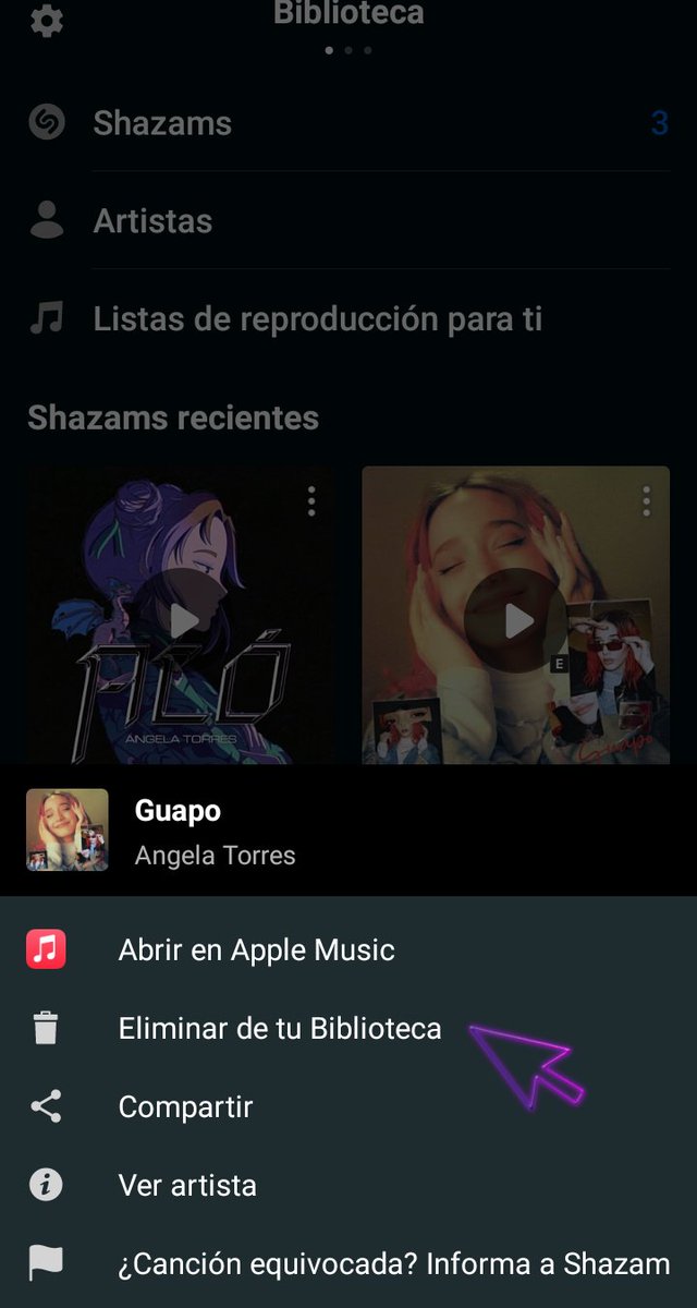 AngelaTGlobal's tweet photo. Antes de realizarlo nuevamente:
•Borrar la canción de la biblioteca.
•Borrar el caché.
•Esperar 15 minutos.

Esperamos que les sirva la guia y se sumen a la dinámica 🎶 https://t.co/G9eaotbgvS