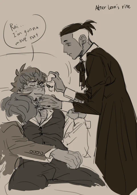 Rai thought Leon would move out alone. 
*18 x 15
#dnkb 