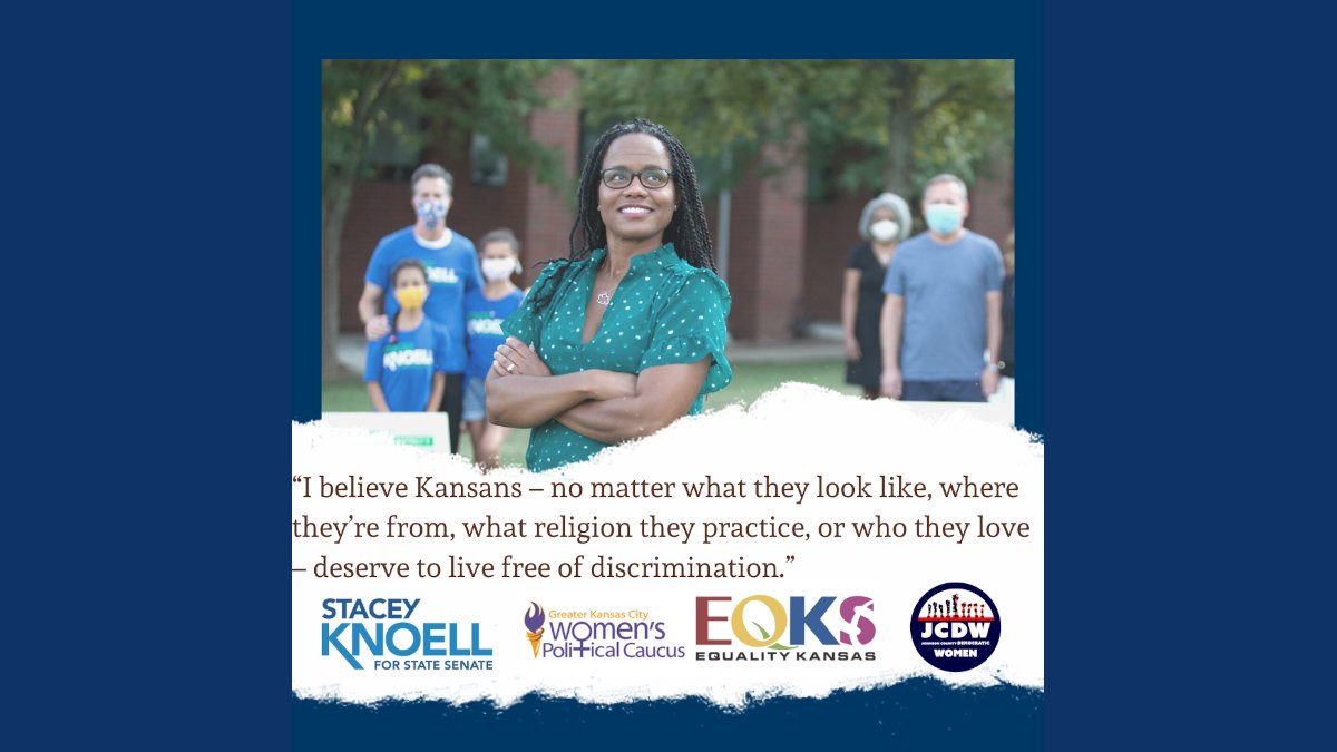 As a senator, I will legislate with the needs of the most vulnerable Kansans in mind and advocate for equality in our laws and communities.