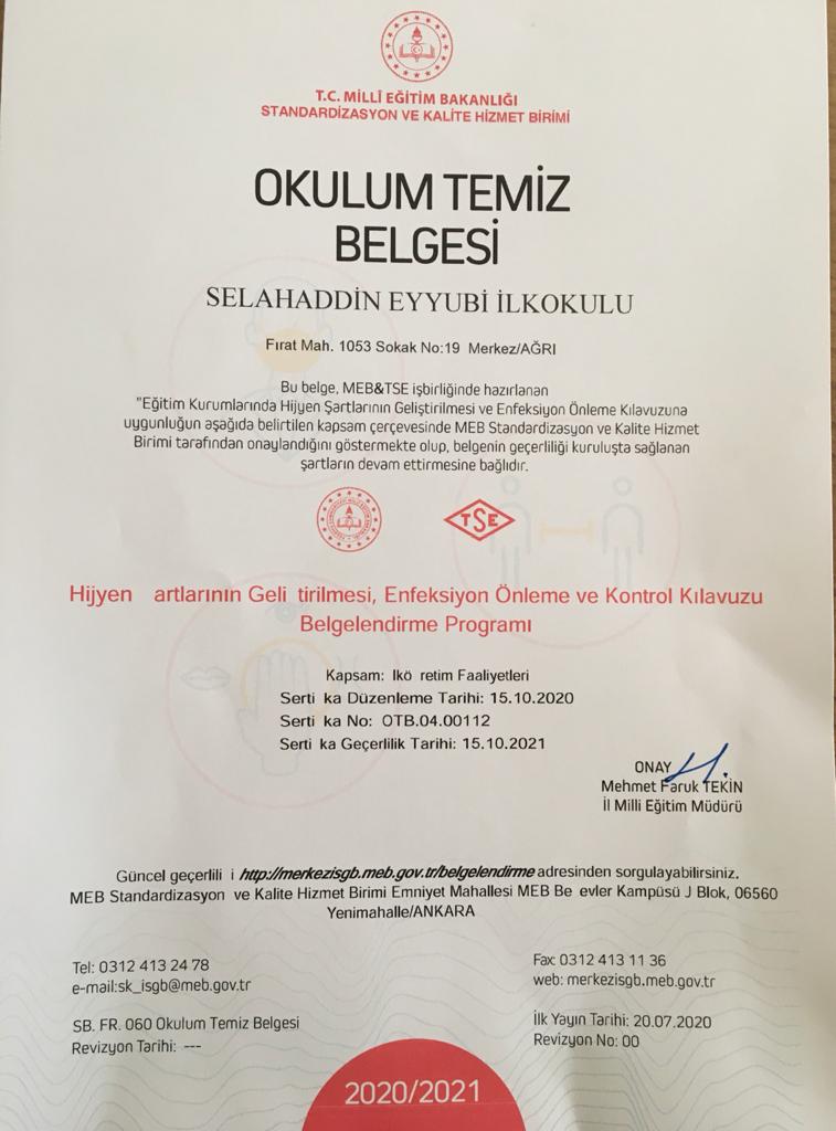 AgrEyyubi's tweet photo. ''Okulum Temiz Belgesi'' almamızda emeği geçen herkese teşekkür ederiz.
@agrimem @mfaruktekinn https://t.co/GZfoL3gV8a