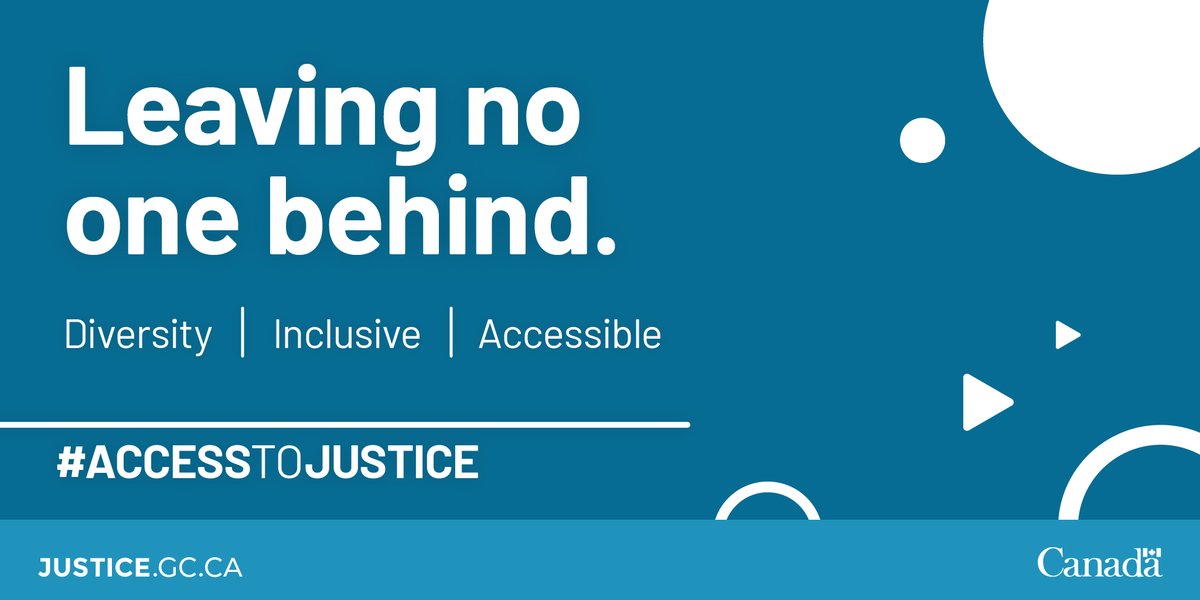 JusticeCanadaEN's tweet photo. This week (October 26-30) is #AccessToJustice week across Canada! 🇨🇦 https://t.co/jHCQCFCEXl