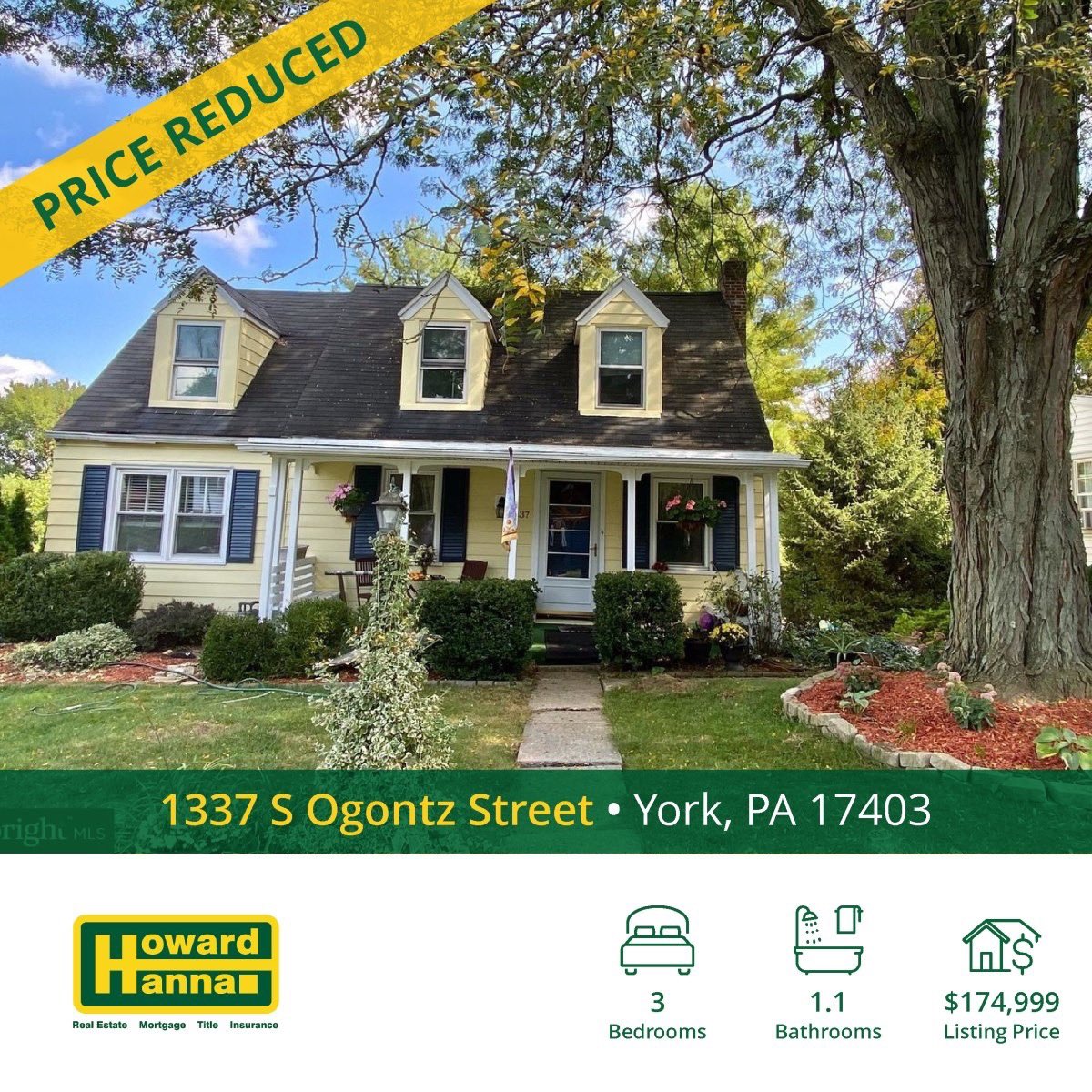 JCurrieRealtor's tweet photo. $169,999! York Suburban School District! Contact me for more information or to schedule a showing! #yorkpa #yorkparealtor #yorksuburban #capecod #forsale https://t.co/6dTnLOxNWm