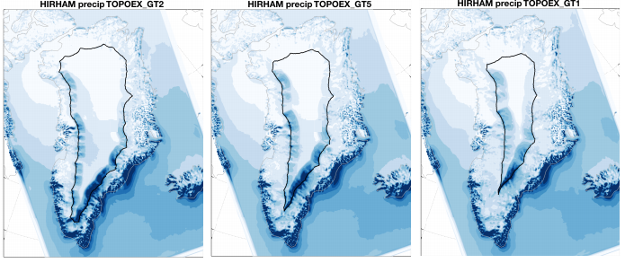 (As an aside, I have a project with  @NORCEresearch Petra Langebroek on the importance of topography in  #Greenland - but as I have no hope of finishing it soon I'm looking for an MSc student to work on it. Send me a message if you think this maybe sounds/looks cool)