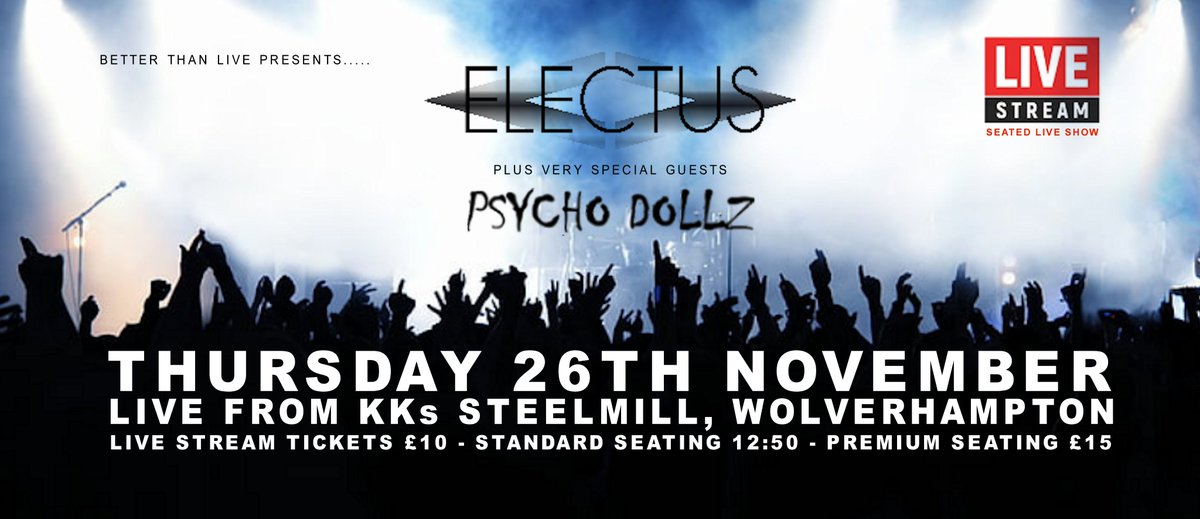 electusuk's tweet photo. #electusuk #Livestream 26/10/20 All the FX #Live No Samples, No Backing Tapes, Totally LIVE!! from #kks_steelmill #betterthanlive_ - https://t.co/dJko3lL9Yn #HardRock #classicrock #music #whatsonwolves #WhatsOnShrops #whatsonstaffs #whatsonbrum #whatsonwarwicks #whatsonworcs https://t.co/TbTZ53LY2d