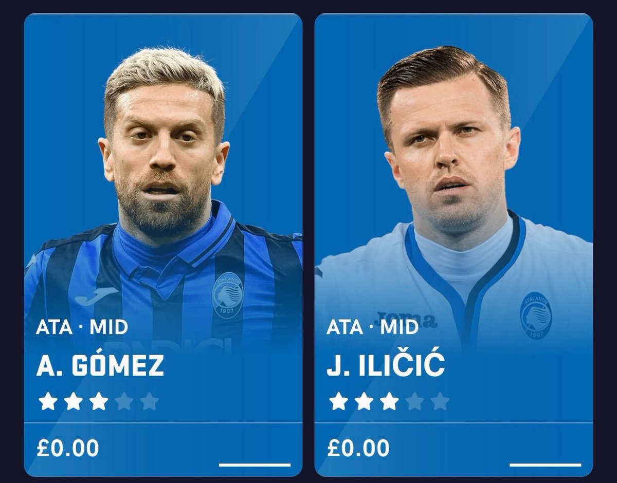 Footstock's tweet photo. ๐ #FootstockEvolution ๐
The third batch of Footstock auctions are underway as we look towards #ChampionsLeague and #EuropaLeague GW3 โฝ๏ธ
Atalanta 3*+ player auctions are live, players starting from just ยฃ2!๐ฎ๐น
https://t.co/cnIaEUvLRv https://t.co/66Xi2GrfbC