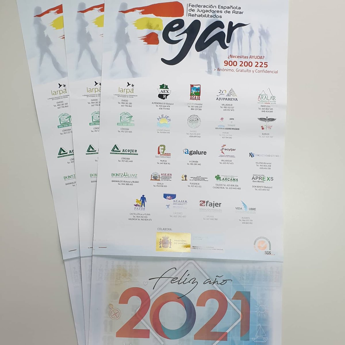 fecyljar's tweet photo. Gracias a @fejarfederacion por el material enviado con motivo del #DíaNacionalSinJuegoAjar que se celebra mañana 29 de octubre.
@LudopatiaBurgos
@AJUPAREVA
@AsejareSegovia
#ElAzar
@MDLudopatia https://t.co/hWm5Fzvzlc