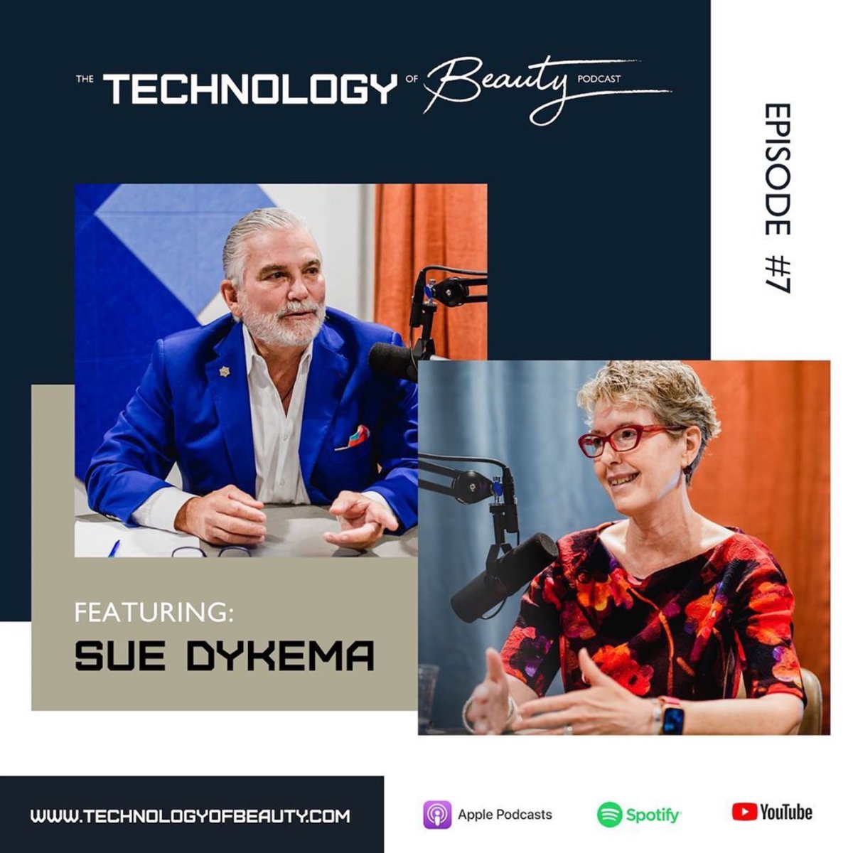 DrGrantStevens's tweet photo. Episode #7 is now live! Tune in to hear my interview w/ Executive Director of the @TheAestheticSoc, Sue Dykema!
#thetechnologyofbeauty #theaestheticsociety #weareaesthetics #aesthetics #asaps #plasticsurgery #marinaplasticsurgery #freezethefat #trustASAPS #drgrantstevens https://t.co/89mUOOCRgU