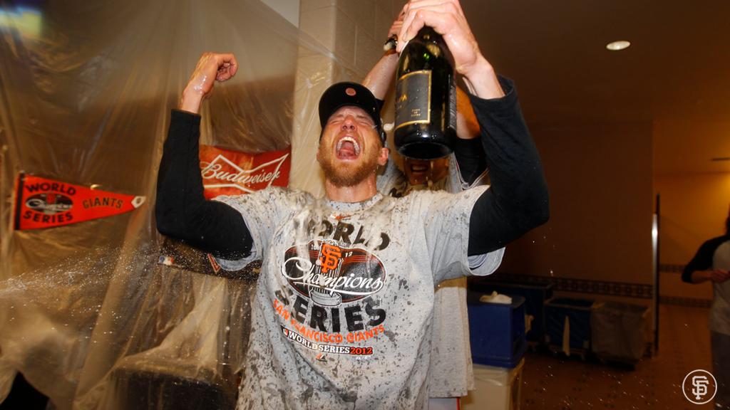 #OTD in 2012, the #SFGiants win the World Series in a four-game sweep vs. the Tigers. 🏆🏆