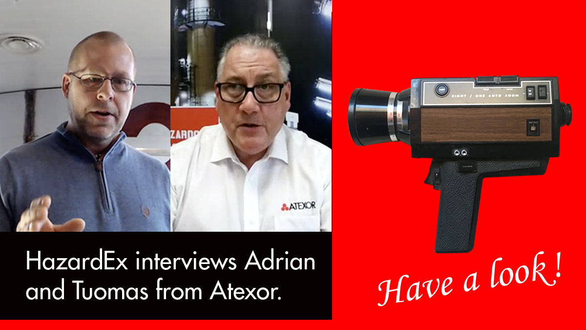 Atexor_'s tweet photo. We are happy to share that @HazardEx has added video interviews to their news service and recently spoke wtih Atexor's Tuomas Seilo &amp; Adrian Jewell.
https://t.co/pR8WOabuQv   #exlighting #atexor https://t.co/uQ5CfSopjZ