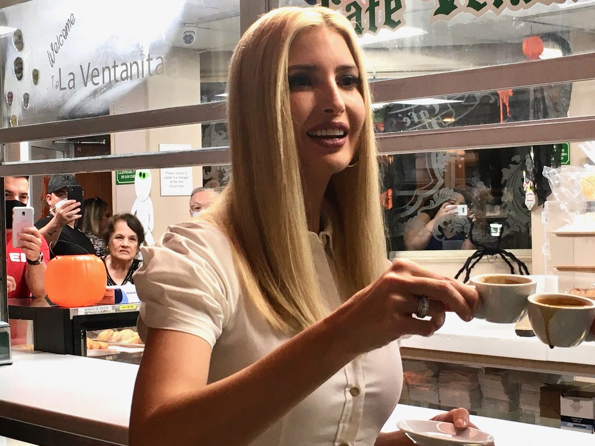 MavPAC's tweet photo. About last night, #MavPAC Miami Chairwoman Nicole Valls hosted @IvankaTrump for a late night Cafecito at @VersaillesMiami https://t.co/JfYQwilbKv