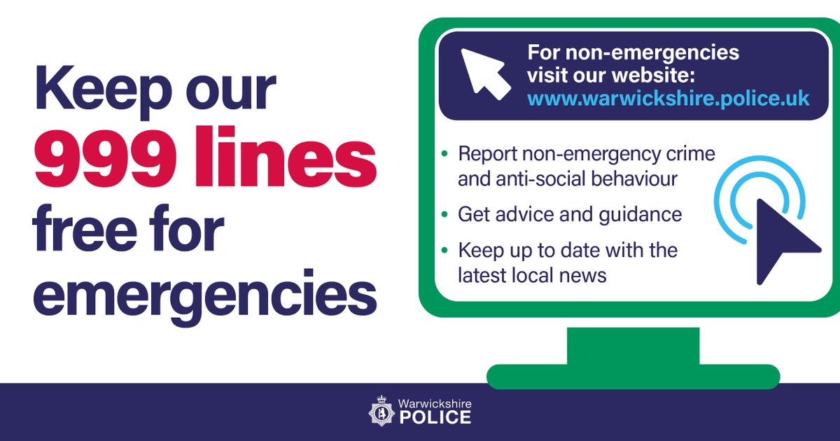 Warwickshire Police OCC #StayAlert tweet media