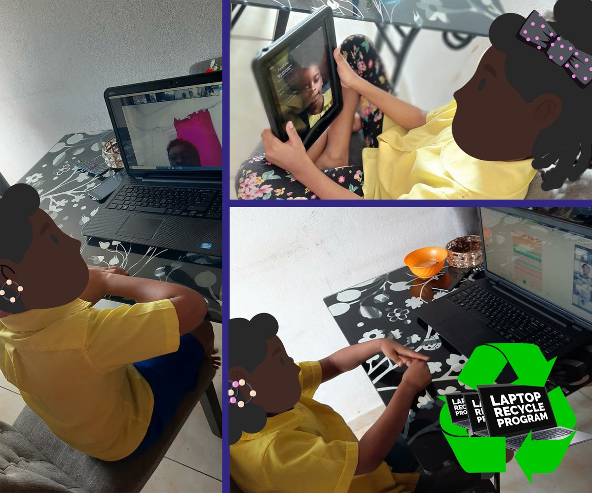 MVGTechnology's tweet image. We couldn't be happier with the amazing results of our Recycle Program. Here's a family of 3 receiving their device for online school🤩
👧🏾 For security, we keep the student's identity private 👧🏾

#RecycleProgram