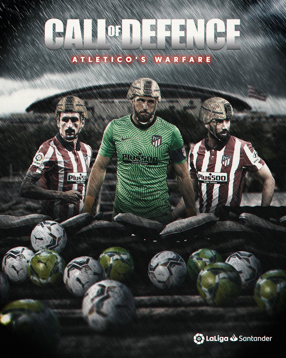 ✅ Único equipo invicto de #LaLigaSantander.
⛔ Solo un gol encajado.
🛡 ¡Una defensa DE PELÍCULA!
❤ @Atleti ❤
#HayQueVivirla https://t.co/qpNuF2gZsJ