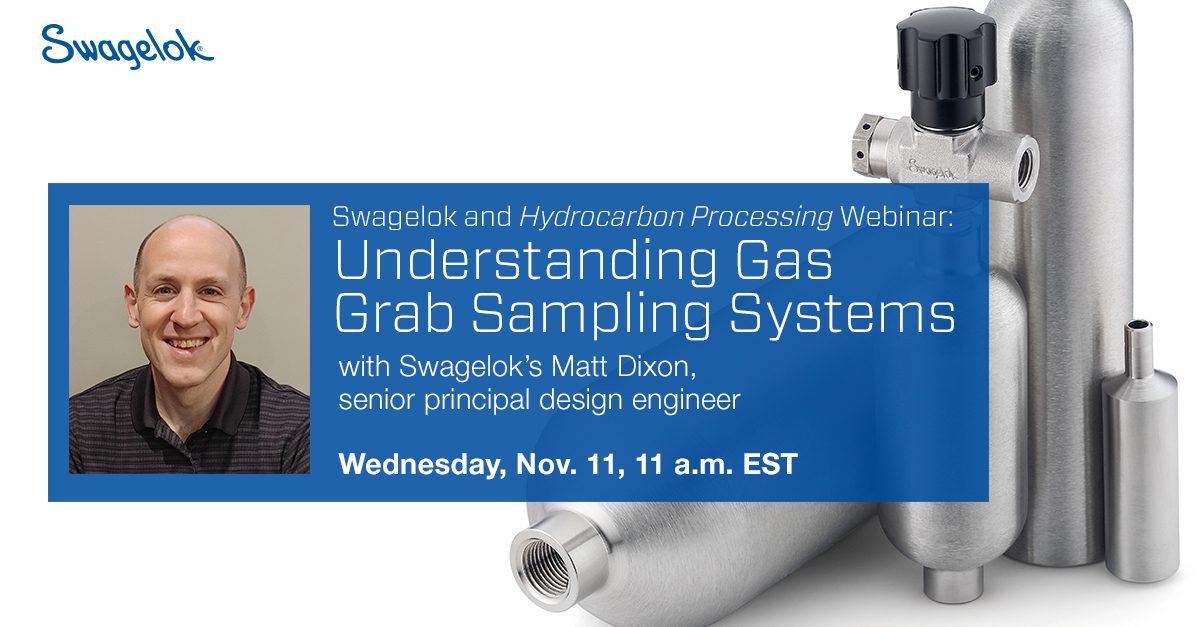 Gain a better understanding of gas grab sampling systems during our webinar on November 11th. Learn more and register here: ow.ly/7UXY50C51kc